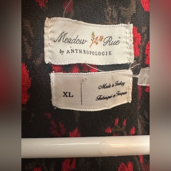 Meadow Rue Anthropologie Women Blouse Top Shirt Floral - Picture 4 of 5